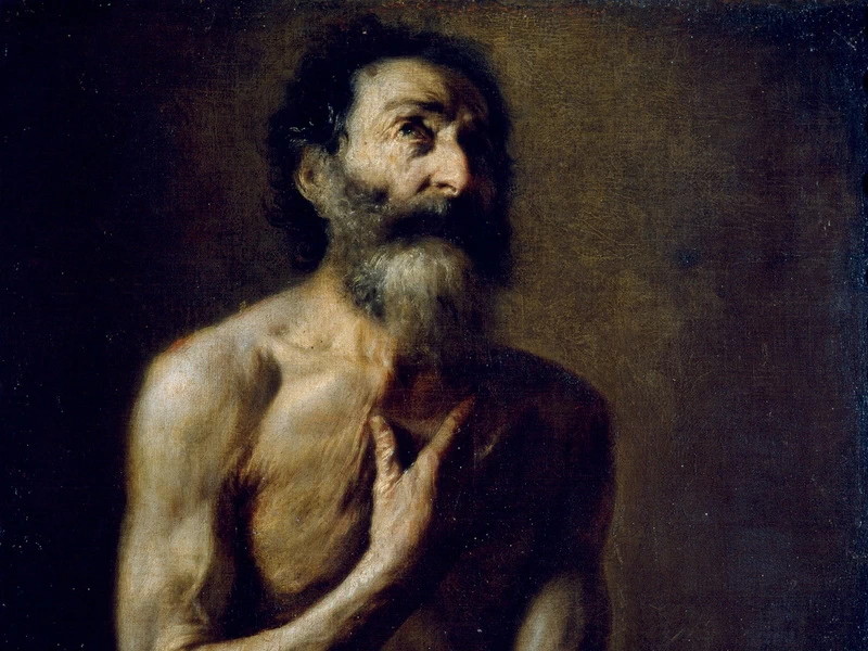 1840-Raimondo Pereda - Giobbe -  Galleria Nazionale di Parma